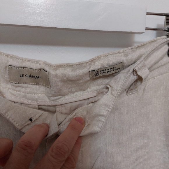 Le Chateau linen pants size 6 - Picture 3 of 5